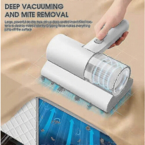 Handheld Mattress Vacuum Cleaner, UV, Mites Remover, For Bed Pillows Sofas Carpets 2