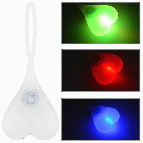 Silicone Bike Rear Tail LED Light, Waterproof, Red, Compatible with Bicycles 1