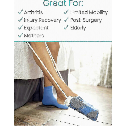 Easy On Off Sock Puller Compression Sock Helper for Elderly, Pregnant, Diabetics 2