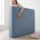 Imperial Rooms (Double (135x190cm), Washed Blue) Satin Fitted Sheet 40cm Extra Deep Soft Stretchable Microfiber Fitted Bed Sheet 1