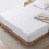 Imperial Rooms (Double (135x190cm), White) Satin Fitted Sheet 40cm Extra Deep Soft Stretchable Microfiber Fitted Bed Sheet 3