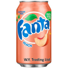 Fanta Peach Soda 355 ml Pack of 12