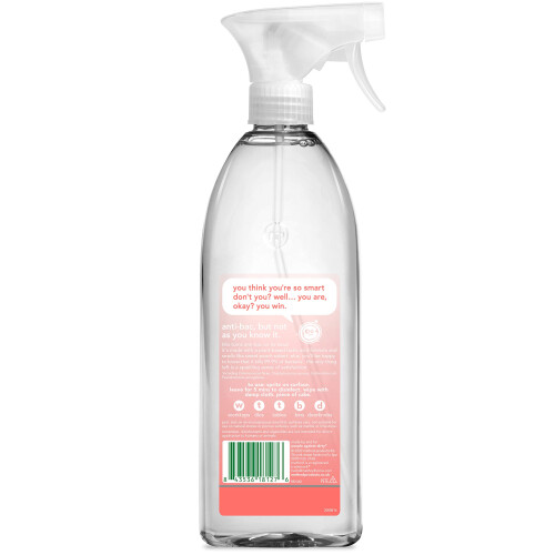 Method Method Anti-Bacterial Cleaner Spray, Peach Blossom, Kills 99.9%, 828ml 1