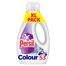 Persil Colour Laundry Washing Liquid Detergent keeps colours bright outstanding stain removal in quick & cold washes 53 washes (1.431 L)