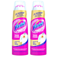 Vanish Pre-Treat PowerGel Stain Remover, 200ml, Pack of 2, 2x Concentrated Formula, Fights Stubborn Grass, Mud, Make-up Stains and More, Safe on Ever