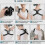 Smart Posture Corrector Brace with Vibration Reminder, Adjustable Back Support 3