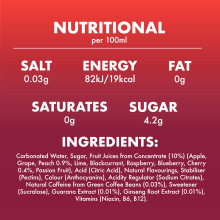 Rubicon Raw Cherry Burst Energy Drink, 12 Pack, 500ml Cans
