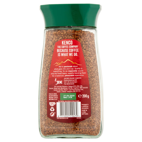 Kenco Kenco Decaff Instant Coffee, 200 g, Packaging may vary 1