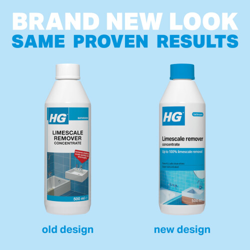 HG HG Limescale Remover Concentrate | Removes Scale from Taps & Sinks | 500ml 1