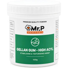 Mr. P Ingredients Gellan Gum High Acyl Powder Stabiliser Thickener 100g
