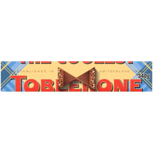 Toblerone Milk Chocolate, Honey & Almond Nougat Large Gift Block, 340 g