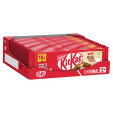 KitKat 2 Finger Milk Chocolate Biscuit Bar Multipack, 18 x 20.7g | Pack of 1