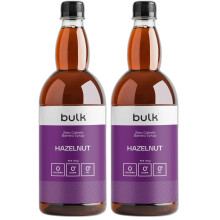 Bulk Zero Calorie Barista Syrup, Hazelnut, 1 Litre, Perfect for Protein Shakes, Coffee, Tea, Desserts, Pancakes and Waffles, Vegan, No Sugar, Fat, or