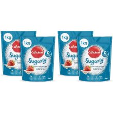 Canderel Sugarly Crunchy Sweetener, Zero Calories, Keto Friendly Sugar Alternative, 4 x 1kg