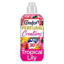 Comfort Perfume Creations Tropical Lily Fabric Conditioner Softener with Motion-Activated Fragrance Technology 100 Days of Freshness 30 washes (900 m