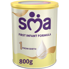 SMA Stage 1 First Infant Baby Milk Formula Powder from Birth 800g