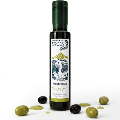 Aeons Ancient Roots High Polyphenol Extra Virgin Olive Oil, Tuscan, 250ml