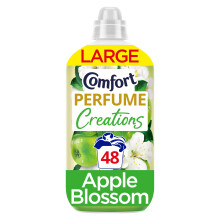 Comfort Perfume Creations Apple Blossom Fabric Conditioner Softener with Motion-Activated Fragrance Technology 100 Days of Freshness 48 washes (1.44