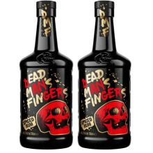 Dead Man's Fingers Spiced Rum, 70cl (Packaging may vary) (Pack of 2)