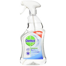 Dettol Surface Cleanser Spray, No Odour, Antibac (6 x 750ml) 4.5L