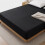 Imperial Rooms (Double (135x190cm), Black) Satin Fitted Sheet 40cm Extra Deep Soft Stretchable Microfiber Fitted Bed Sheet 3