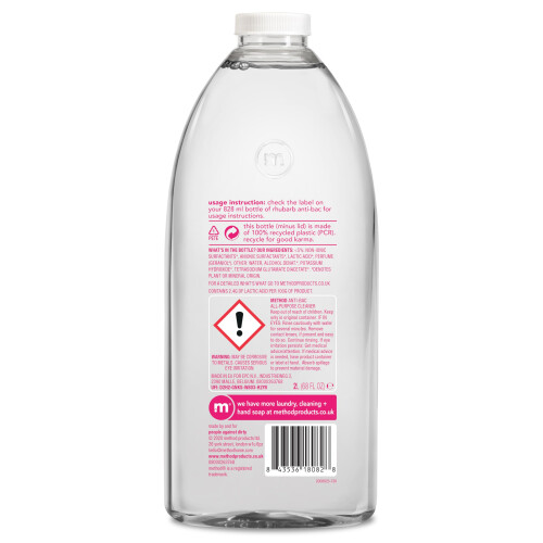 Method Method Anti-Bacterial All Purpose Cleaner Refill, Wild Rhubarb, 2L 1