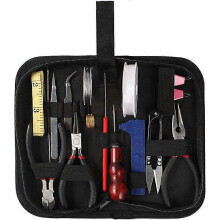 Jewelry Making Tool Kit 22 PCS Jewelry Repair Crafting and Fixing Tool kit Include Pliers, Cutter, Scissors, Bead Jewelry Making