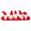 Red Christmas Gonk Draught Excluder 73cm 1