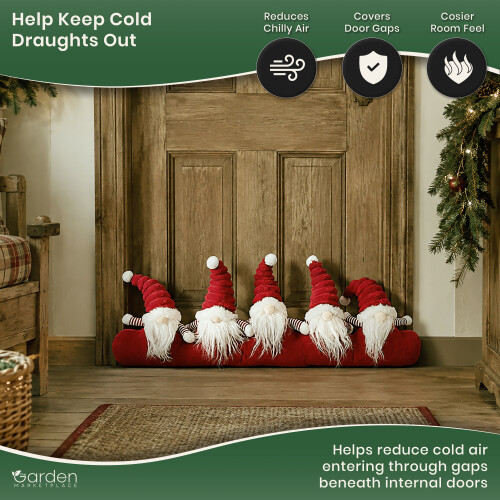 Red Christmas Gonk Draught Excluder 73cm 2