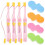 Flower Lantern DIY Puzzle Light Handheld for Kids 4Sets Assorted Colors 1
