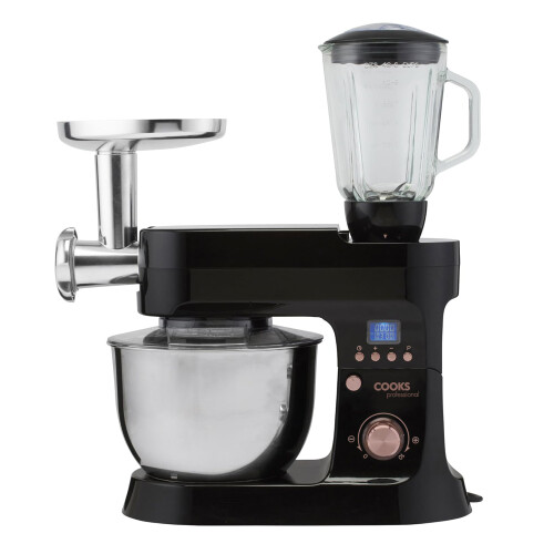 Cooks Professional Cooks Professional Multi Function 6.2L Stand Mixer | Black / Rose Gold