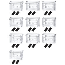 10X Outdoor Business Card Holder Wall Mount Acrylic Business Card Box Included Clear Holder Peel and Stick