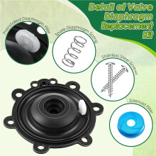 8 Pack Diaphragm Repair Kit Compatible with for DRKCP/CPF Diaphragm,Valve Diaphragm Replacement for CPF, DV, DAS, ASVF