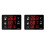 2X Digital Temperature and Humidity Thermometer  Display Dual Use LED Screen High Precision LX915 1