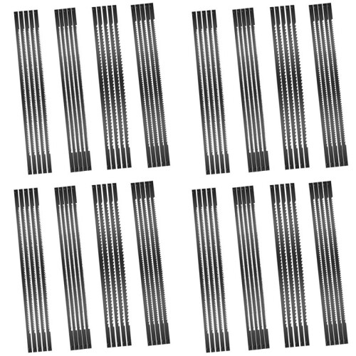 4 Set Scrollsågblad,Fretsågblad,Scrollsågblad,Scrollsågblad med Stift, 10/15/18/24 Tänder,Lämplig för Träbearbetning
