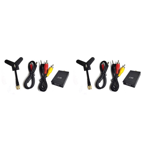 2X 3.3G FPV VRX Kit 8CH FPV Video Receiver for FPV RC Racing Drone 1