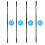 4 Set Scrollsågblad,Fretsågblad,Scrollsågblad,Scrollsågblad med Stift, 10/15/18/24 Tänder,Lämplig för Träbearbetning 10