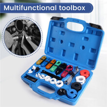22PCS/Set Quick Disconnect Tool Kit for Automotive AC Fuel and Transmission Oil Cooler Scissor Type Remover