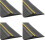 4X Universal Garage Door Bottom Threshold Seal Strip  Rubber (10Ft, Black) 1