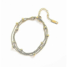 w Ankle bracelets for women Adjustable Stainless Steel Chain Vintage Fashion
