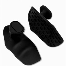 Silikon-Fitnessgriffe und ergonomische Gummihandschuhe. Verhindert Abrutschen der Hände und Hornhautbildung. Geeignet für Klimmzüge, Kr