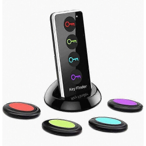 Smart Wireless Tracker for Keys, Pets, and Remote Control Items with Alarm Reminder Functionality