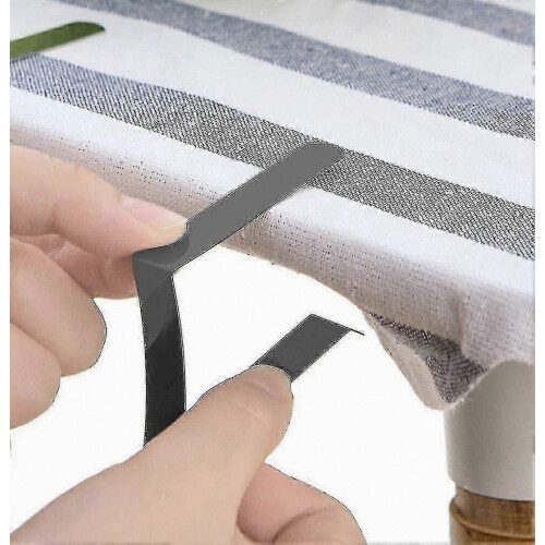 4pcs Tablecloth Clips, Non-slip Triangular Stainless Steel Tablecloth Clip (black) 1