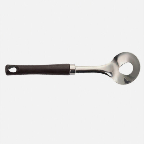 3pcs Meatball Maker Spoon Stainless Steel Wooden Handle Hangable Kitchen Tool