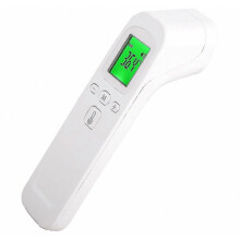 Thermomètre frontal infrarouge numérique pour adultes et bébés, pistolet de température portable sans contact avec écran LCD, mémoire d