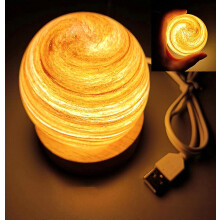 Nočná lampa Sunset Planet napájaná z USB - prémiová edícia 80 mm s darčekovou krabičkou