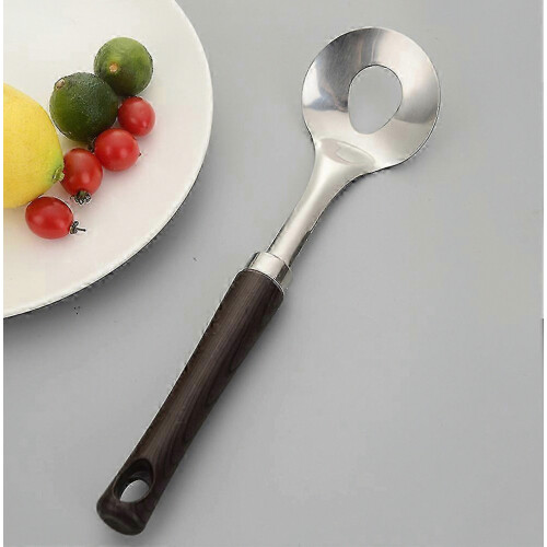 3pcs Meatball Maker Spoon Stainless Steel Wooden Handle Hangable Kitchen Tool 2