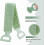 Soft Haired Silicone Bath Towel,Rubbing Mud Bathing Brush,Exfoliating Back Scrubber With Dual Handles 4