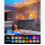 Lampe de douche/salle de bain LED étanche 16 couleurs, rechargeable, avec télécommande et commande tactile 5