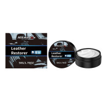 (50G) Hikmarion Car Leather Care Cream Car Interior Care Forms a Protective Film to Anti-fouling and Brightening Leather Care